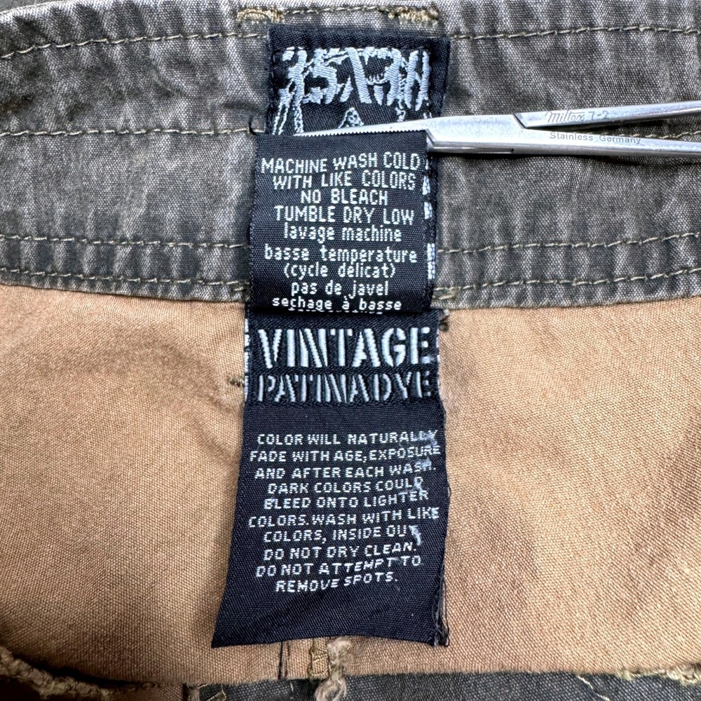 KUHL REVOLVR Vintage Patina Dye Pants Mens 35x30 Brown Cargo Outdoor Hiking - Picture 10 of 12